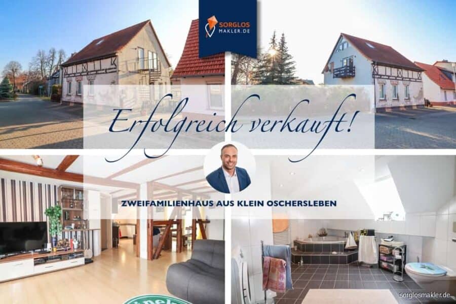  Klein Oschersleben, Zweifamilienhaus zum Kauf | Immobilienmakler Magdeburg - Sorglosmakler